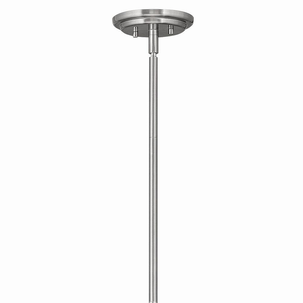 Luminaire Hinkley Lighting 6212BN, tige de 30,5 cm (12 po), finition nickel brossé