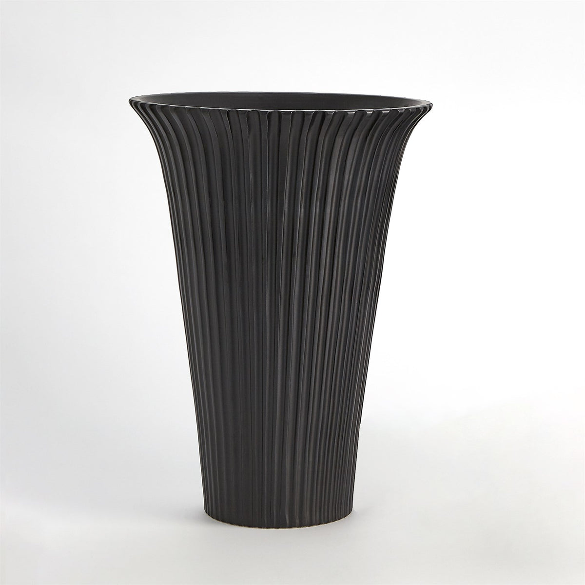 Flared Fluted Vases