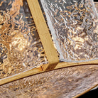 Robinet semi-encastré en verre Florian de Fredrick Ramond FR41603DA, finition laiton vieilli