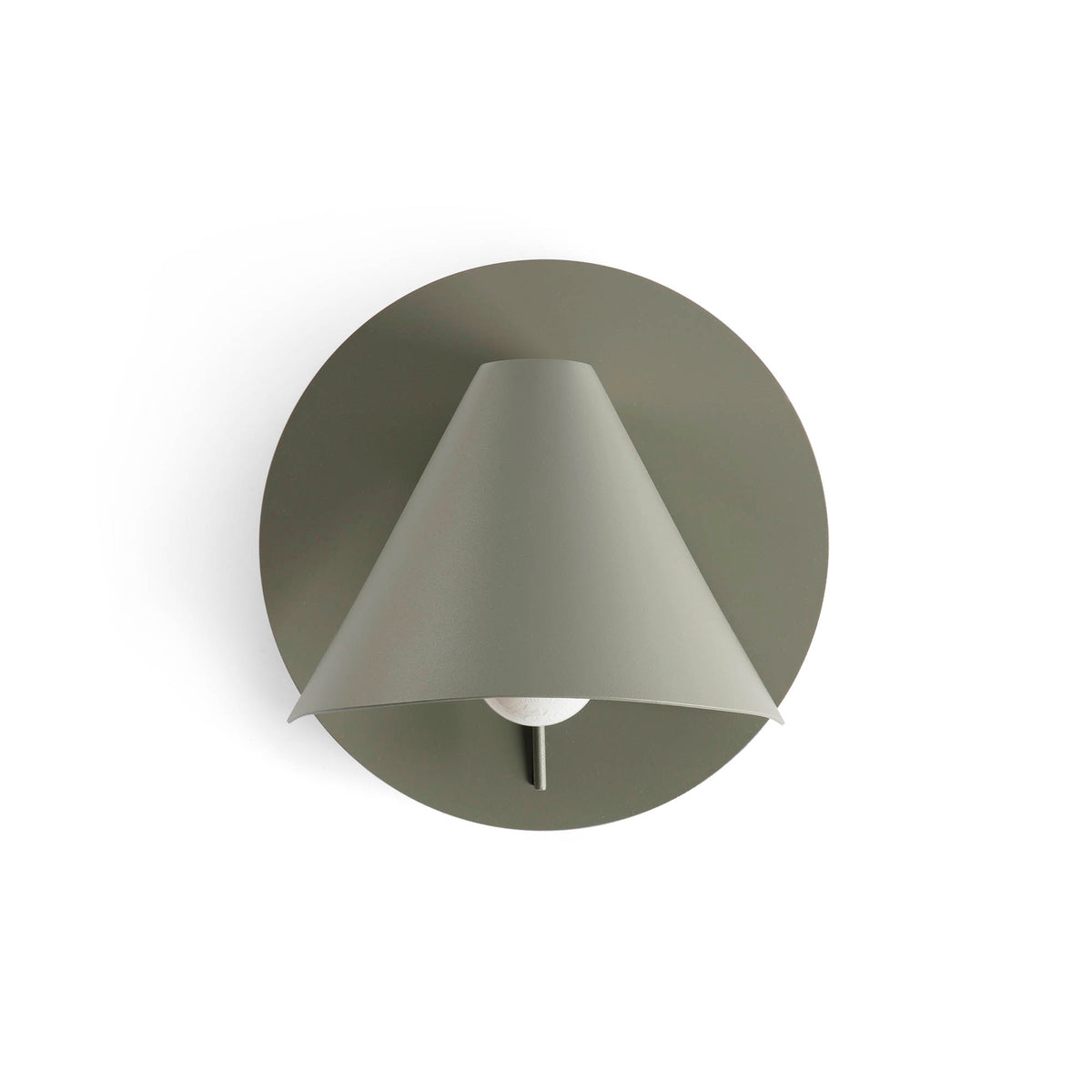Faro Barcelona 62356-US Noon Wall Sconce in Moss Gray