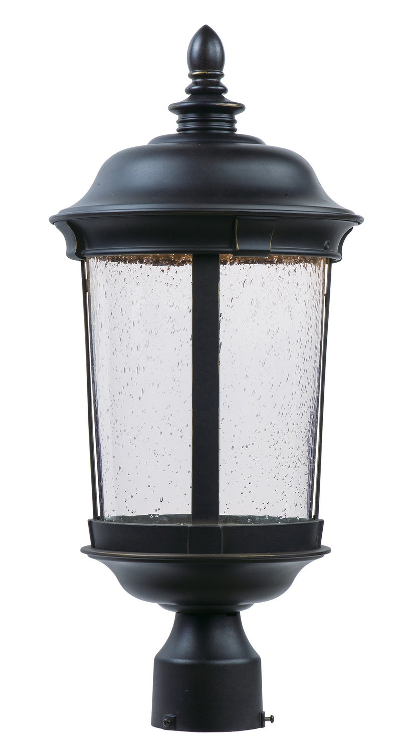 Maxim Lighting 55021CDBZ Dover LED Outdoor Pole/post Lantern in Bronze