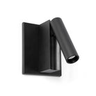Faro Barcelona 62751-US Cronos Wall Sconce with Reading Light in Black