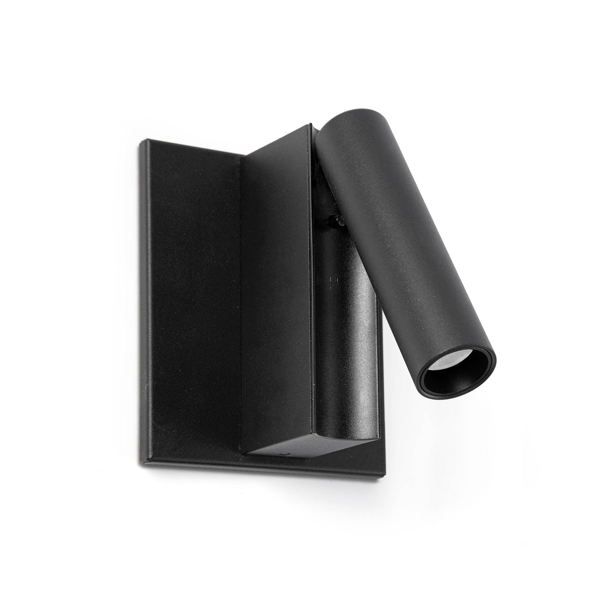 Faro Barcelona 62751-US Cronos Wall Sconce with Reading Light in Black