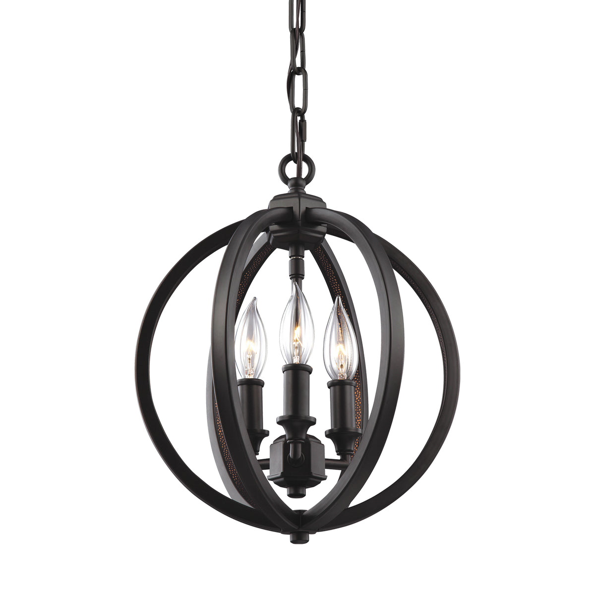 Visual Comfort Studio Canada - F3059/3ORB - Three Light Pendant - Corinne - Oil Rubbed Bronze