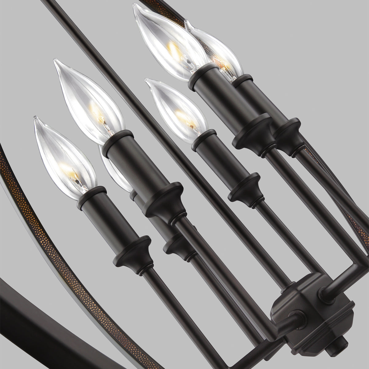 Visual Comfort Studio Canada - F3061/6ORB - Six Light Pendant - Corinne - Oil Rubbed Bronze