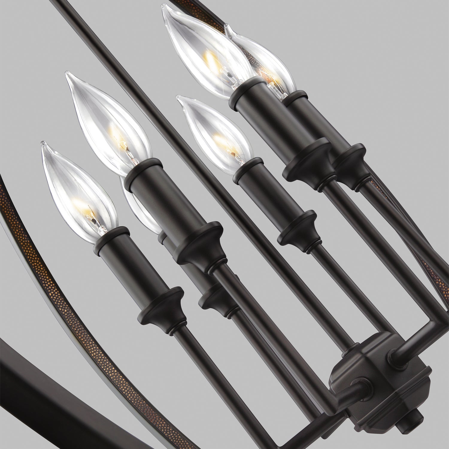 Visual Comfort Studio Canada - F3061/6ORB - Six Light Pendant - Corinne - Oil Rubbed Bronze