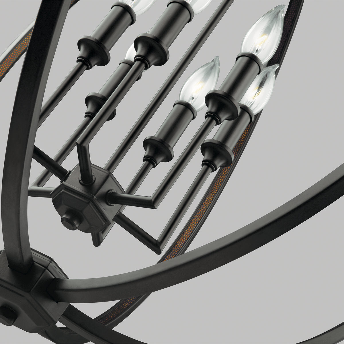 Visual Comfort Studio Canada - F3061/6ORB - Six Light Pendant - Corinne - Oil Rubbed Bronze