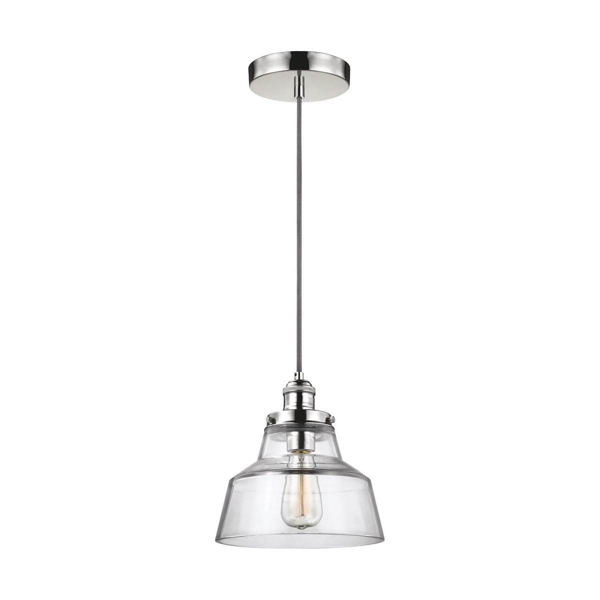 Visual Comfort Studio Canada - P1348PN - One Light Pendant - Baskin - Polished Nickel