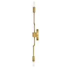 Applique murale double réglable Lark 83632LCB Austen en laiton laqué