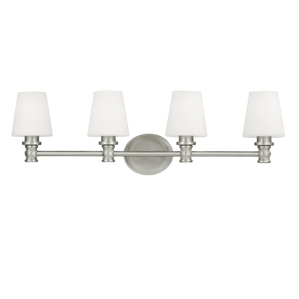 Visual Comfort Studio Canada - VS22104SN - Four Light Vanity - Xavierre - Satin Nickel