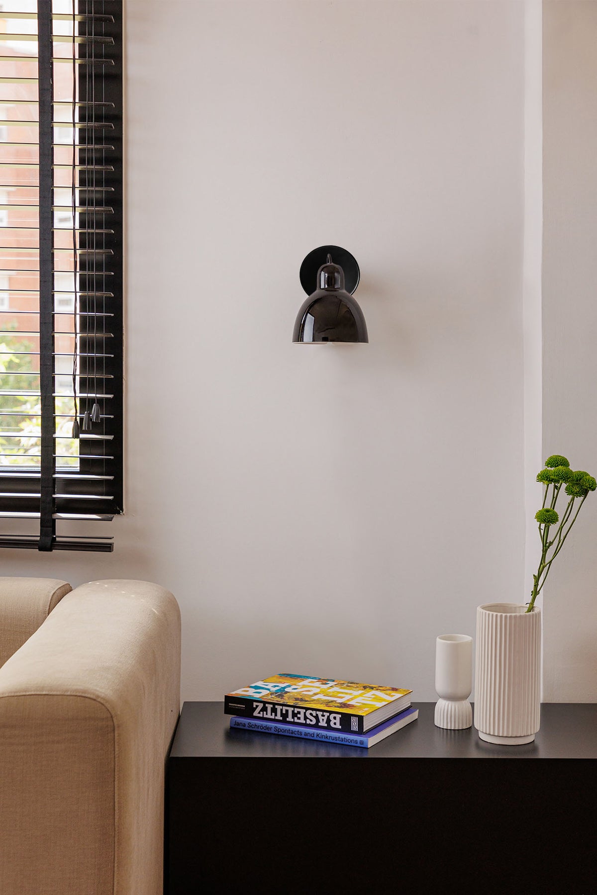 Faro Barcelona 64274-US Venice Wall Sconce in Cobalt Blue