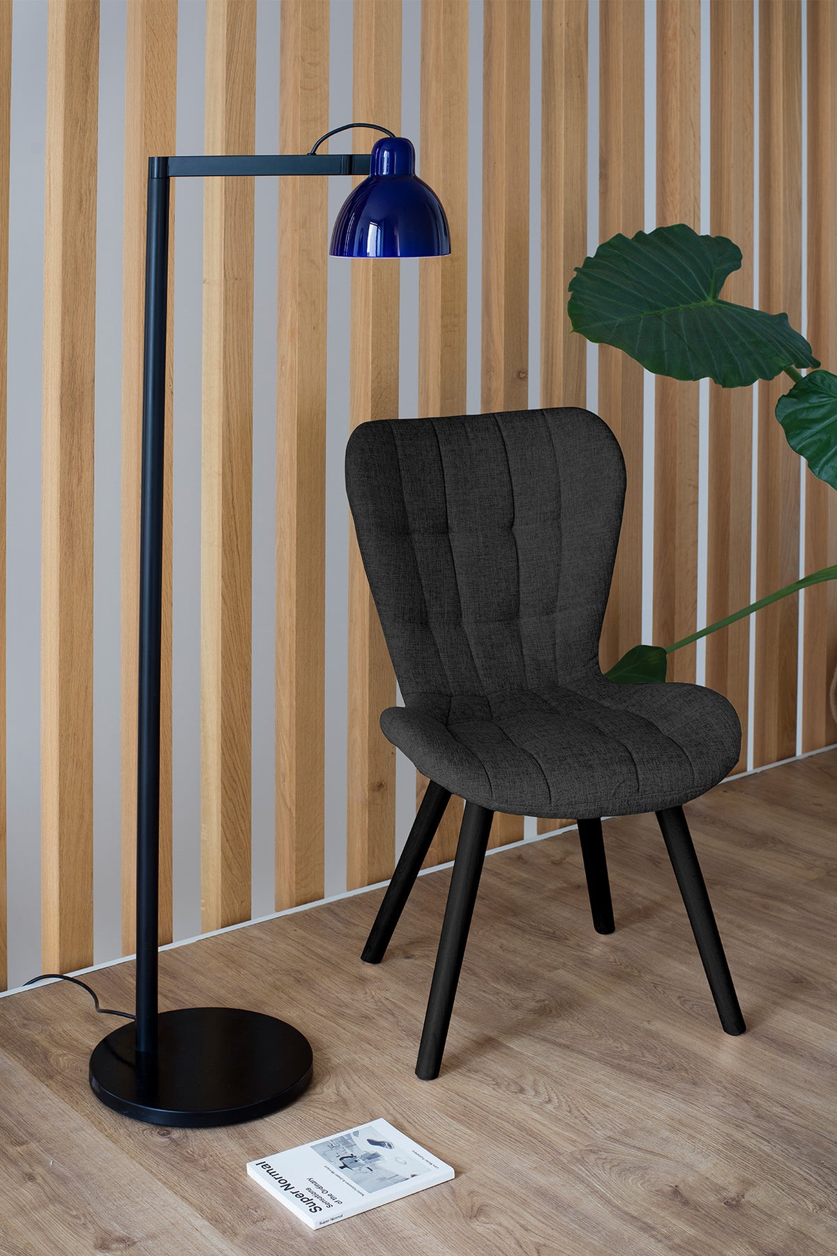 Faro Barcelona 64275-115-US Venice Floor Lamp in Cobalt Blue