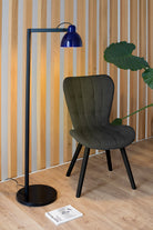 Faro Barcelona 64275-115-US Venice Floor Lamp in Cobalt Blue