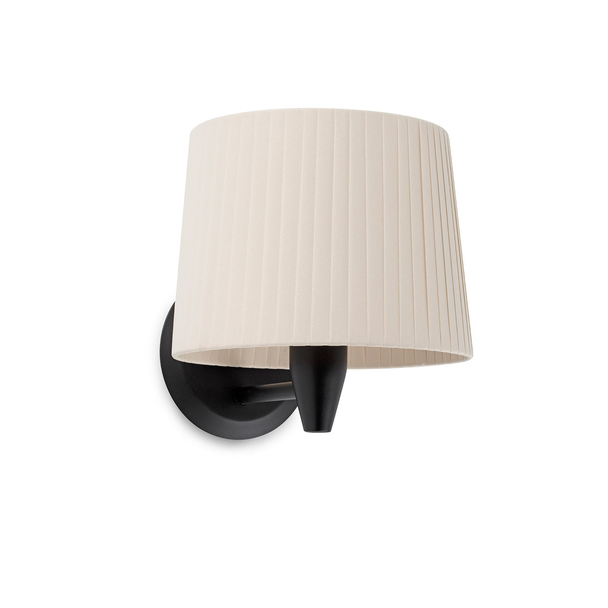 Faro Barcelona 64307-35-US Samba Wall Sconce in Black/Ribbon Beige