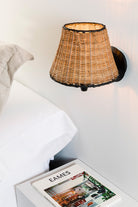Faro Barcelona 64307-71-US Sumba Wall Sconce in Black/Rattan