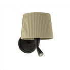 Faro Barcelona 64309-37-US Samba Wall Sconce with Reading Light in Black/Ribbon Green