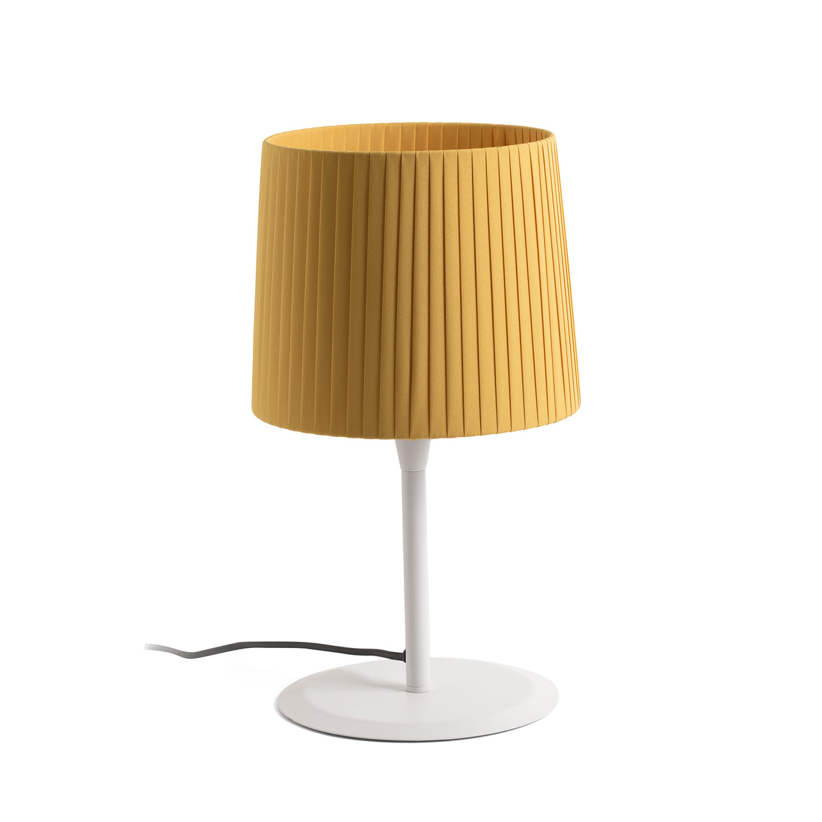 Faro Barcelona 64310-39-US Samba Table Lamp in White/Ribbon Yellow