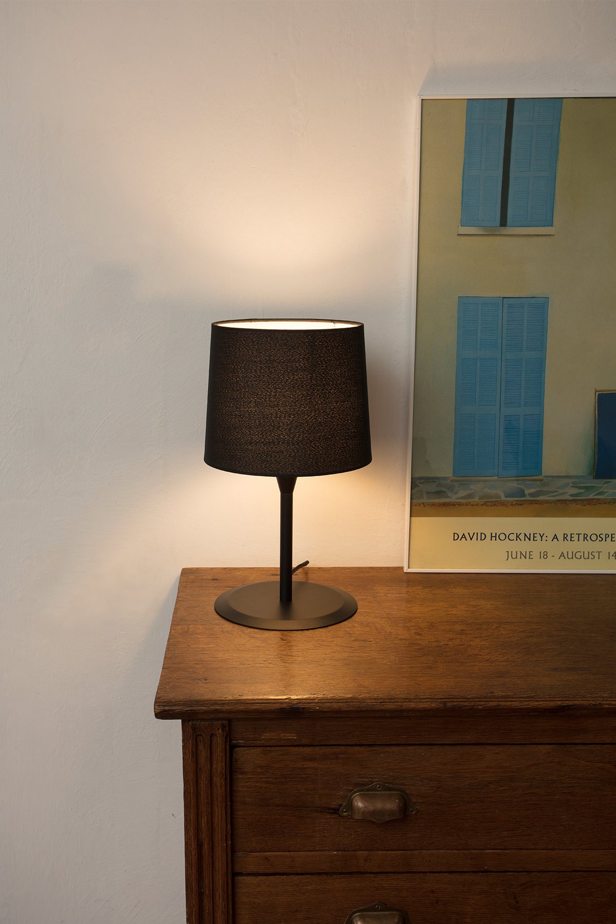 Faro Barcelona 64311-06-US Conga Table Lamp in Black/Black