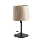 Faro Barcelona 64311-38-US Samba Table Lamp in Black/Ribbon Beige