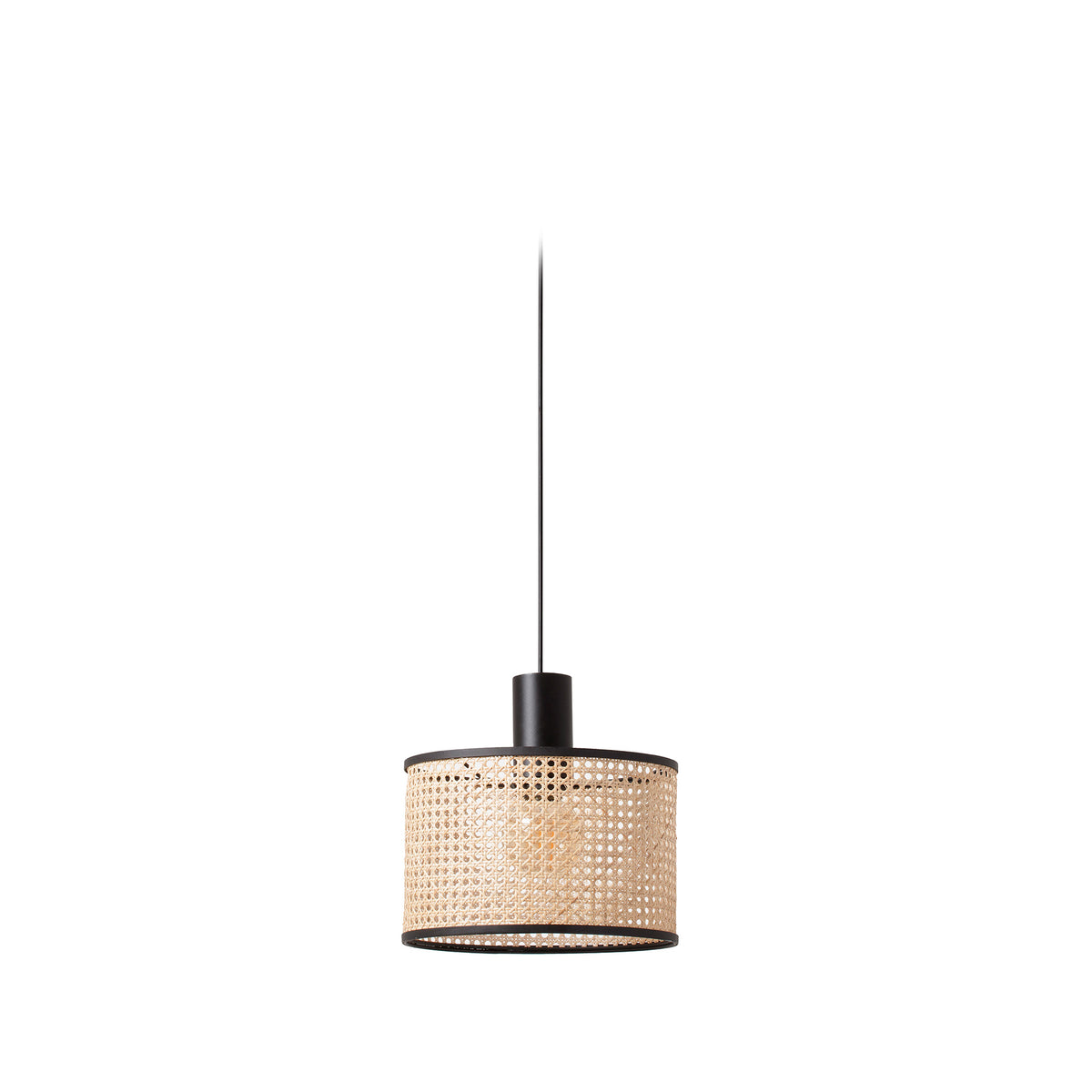 Faro Barcelona 64315-48-US Mambo Pendant in Black/Rattan