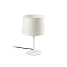 Faro Barcelona 64316-01-US Conga Table Lamp in White/White