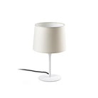 Faro Barcelona 64316-02-US Conga Table Lamp in White/Beige