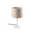 Faro Barcelona 64316-35-US Samba Table Lamp in White/Ribbon Beige