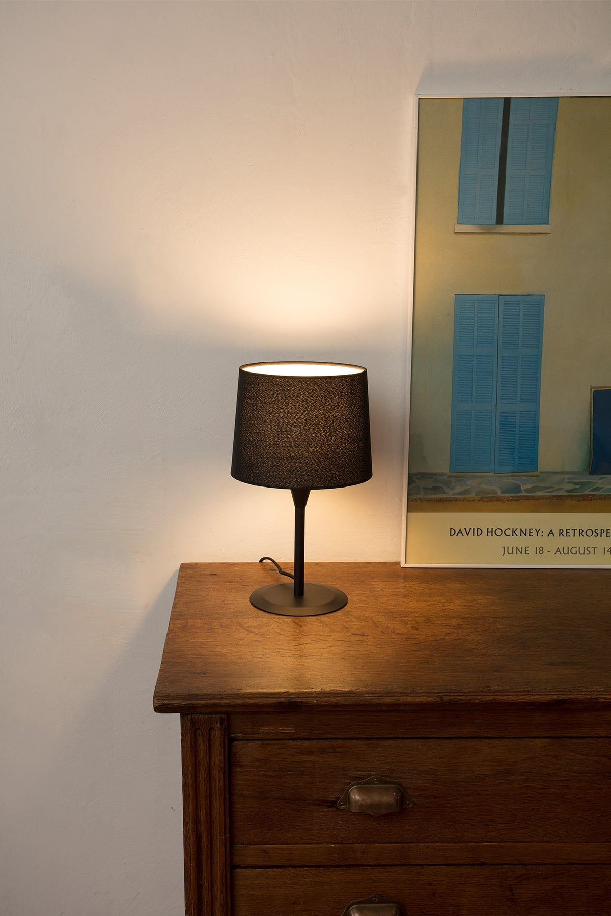 Faro Barcelona 64317-03-US Conga Table Lamp in Black/Black