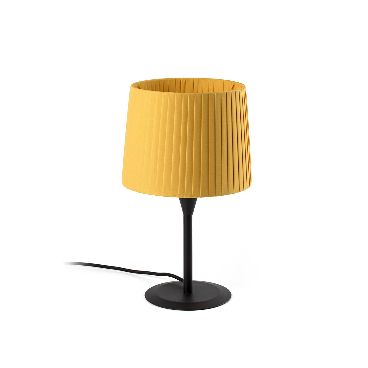 Faro Barcelona 64317-36-US Samba Table Lamp in Black/Ribbon Yellow