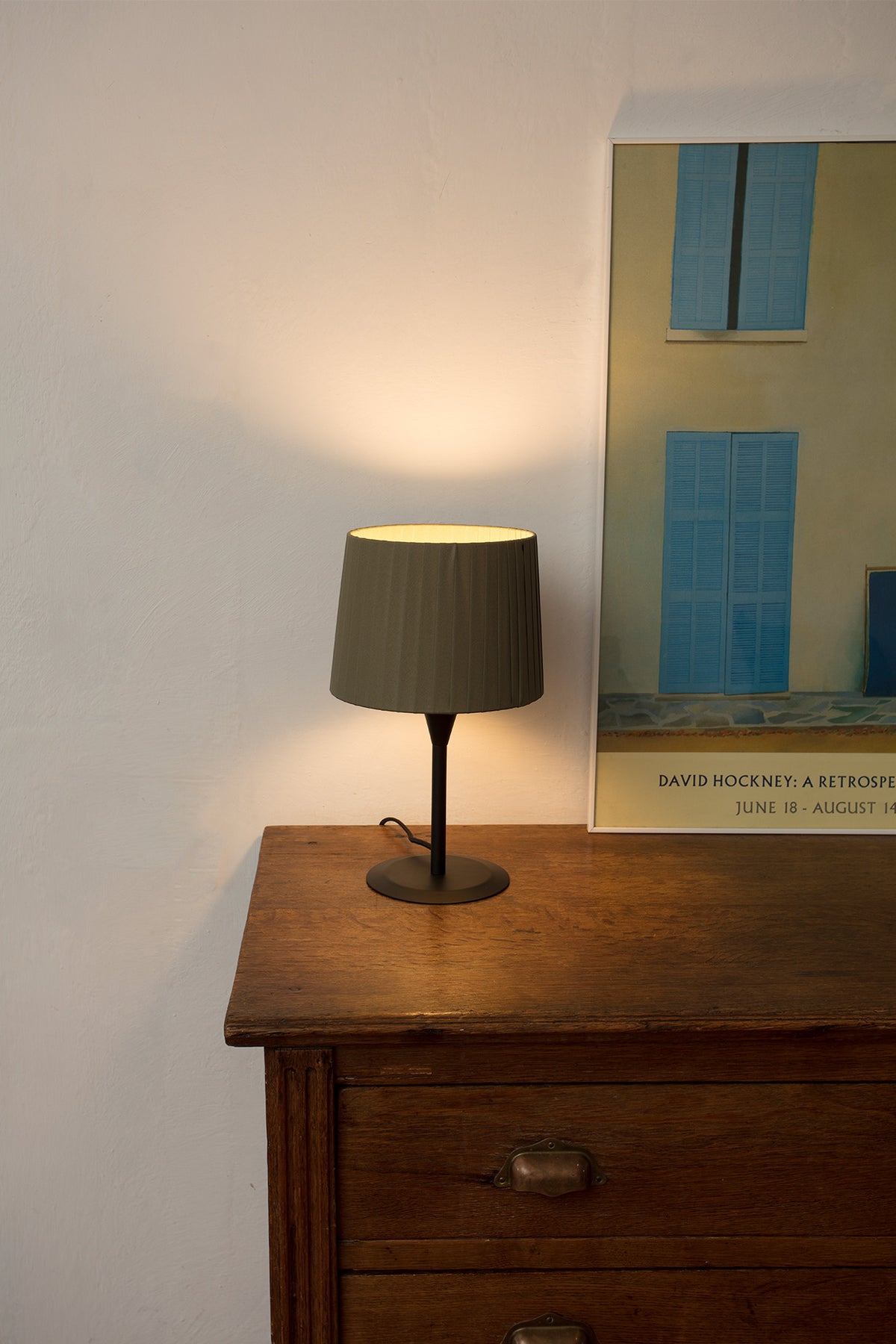 Faro Barcelona 64317-37-US Samba Table Lamp in Black/Ribbon Green
