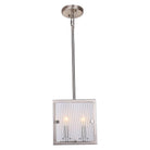 Artcraft Canada - AC10300SN - Two Light Pendant - Harbor Point - Satin Nickel