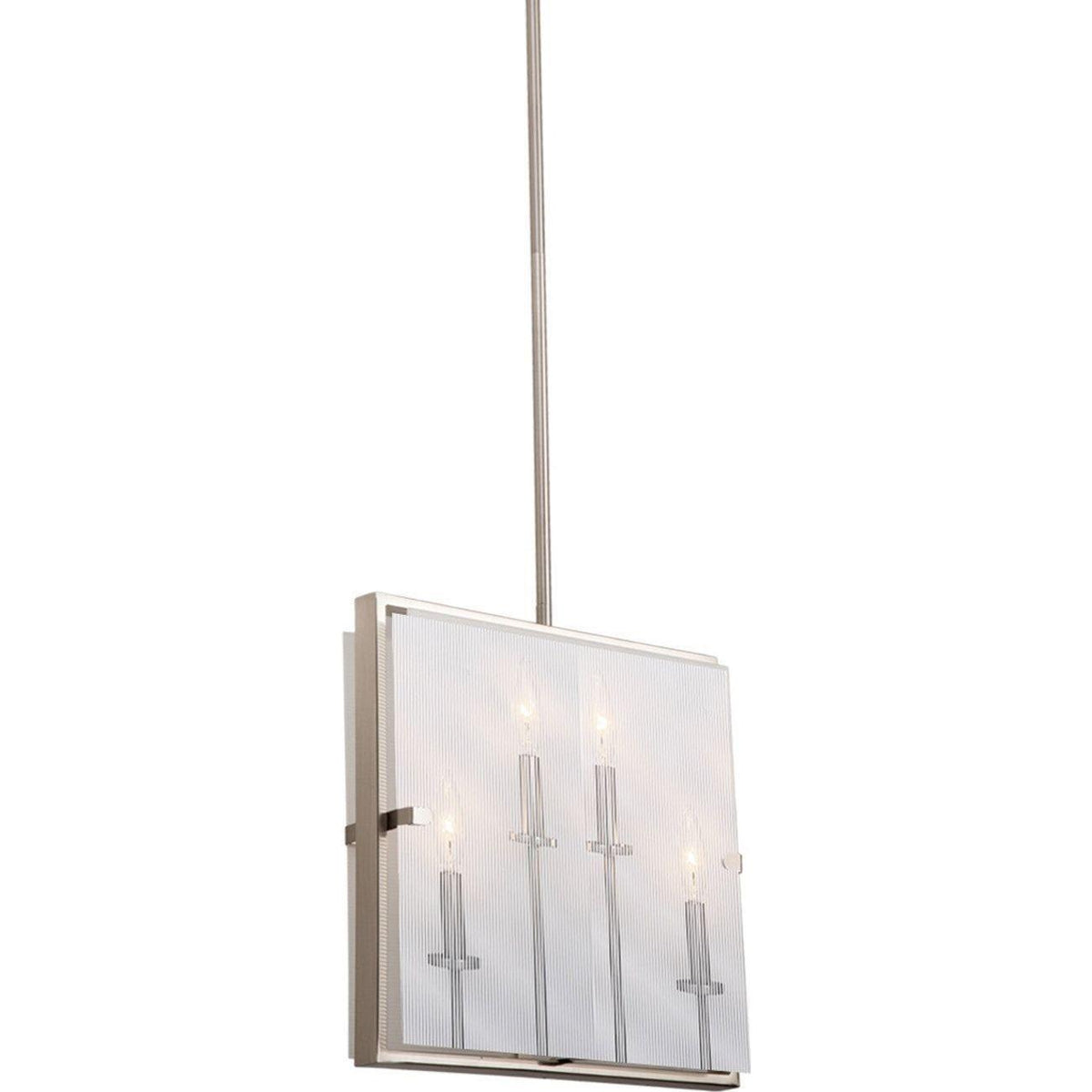 Artcraft Canada - AC10302SN - Four Light Pendant - Harbor Point - Satin Nickel