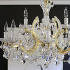 Crystorama - 4479-GD-CL-MWP - 12 Lumières Suspendu - Marie-Thérèse - Or