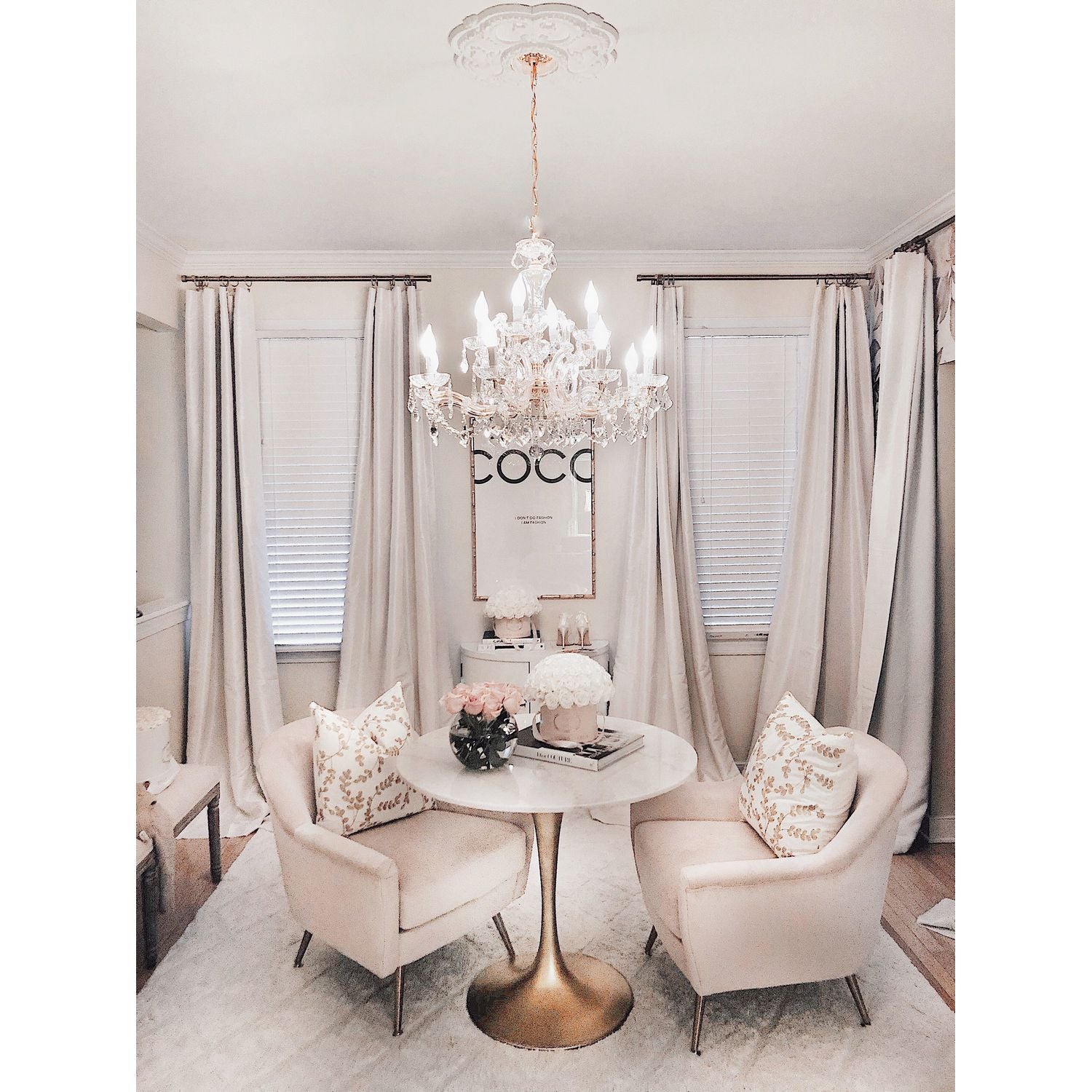 Crystorama - 4479-GD-CL-MWP - 12 Light Chandelier - Maria Theresa - Gold