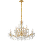 Crystorama - 4479-GD-CL-SAQ - 12 Lumières Suspendu - Marie-Thérèse - Or