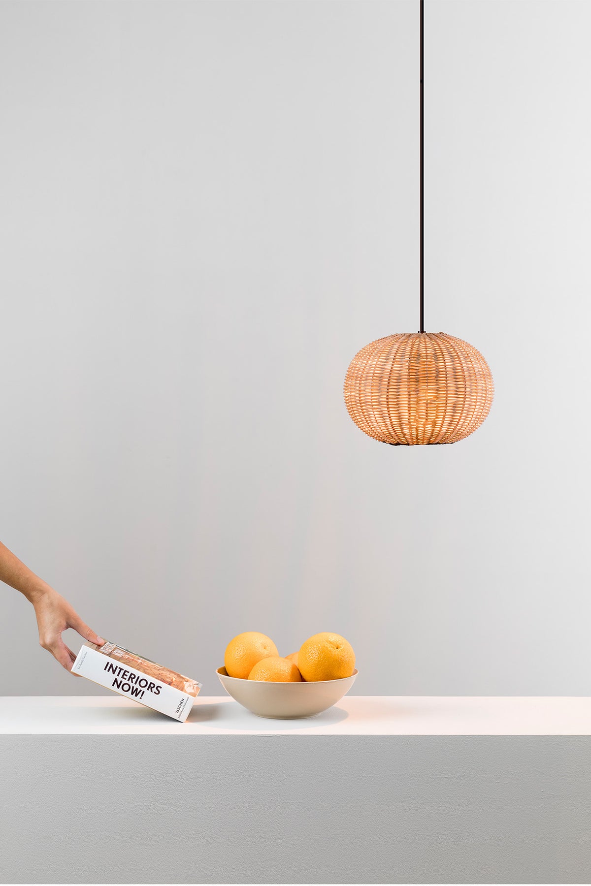 Faro Barcelona 65134-73-US Haka Pendant in Black/Rattan
