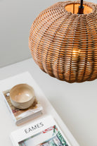 Faro Barcelona 65134-73-US Haka Pendant in Black/Rattan