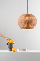 Faro Barcelona 65134-75-US Haka Pendant in Black/Rattan