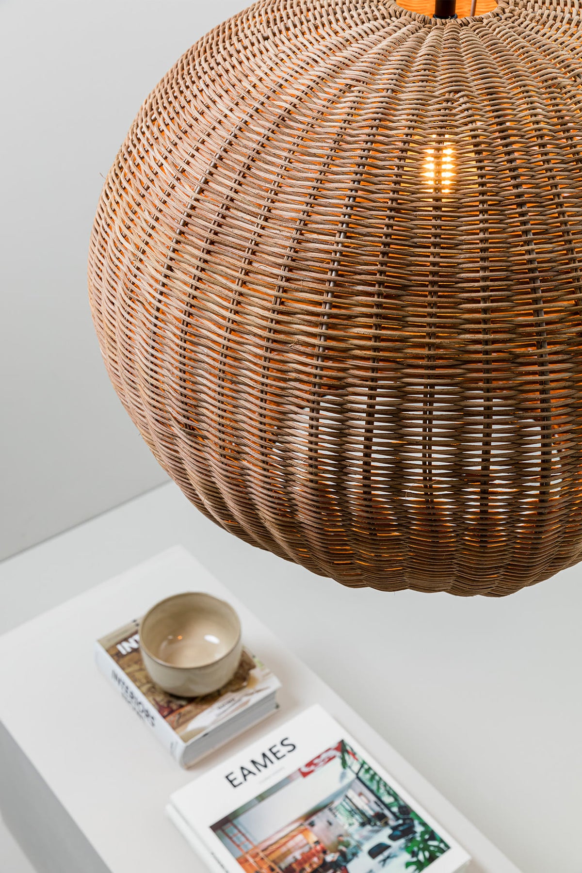 Faro Barcelona 65134-75-US Haka Pendant in Black/Rattan