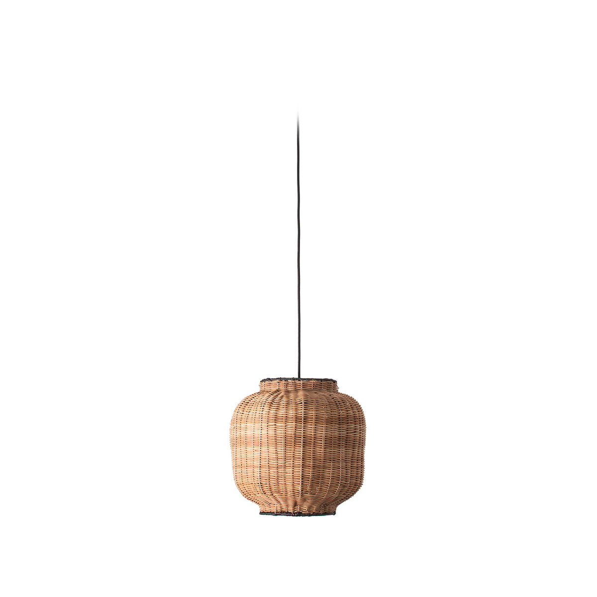 Faro Barcelona 65134-77-US Tupai Pendant in Black/Rattan