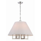 Crystorama - 2256-PN - Six Light Chandelier - Westwood - Polished Nickel