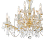 Crystorama - 4479-GD-CL-I - 12 Lumières Suspendu - Marie-Thérèse - Or