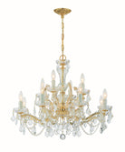 Crystorama - 4479-GD-CL-I - 12 Lumières Suspendu - Marie-Thérèse - Or