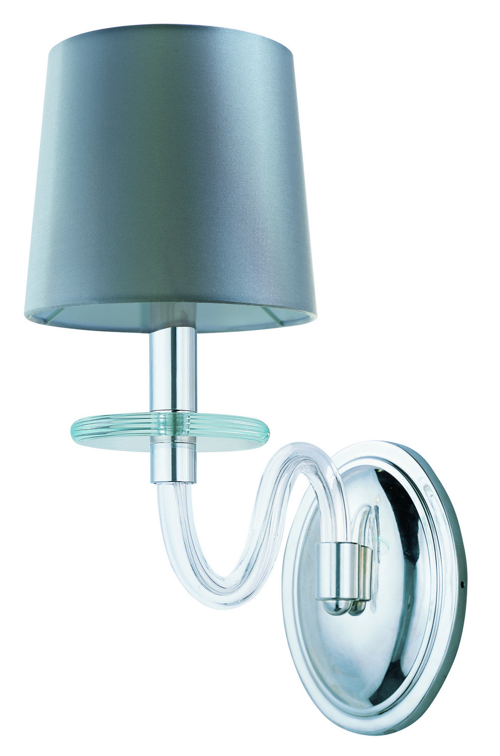 Maxim Lighting 27541CLPN Venezia Wall Sconce in Polished Nickel