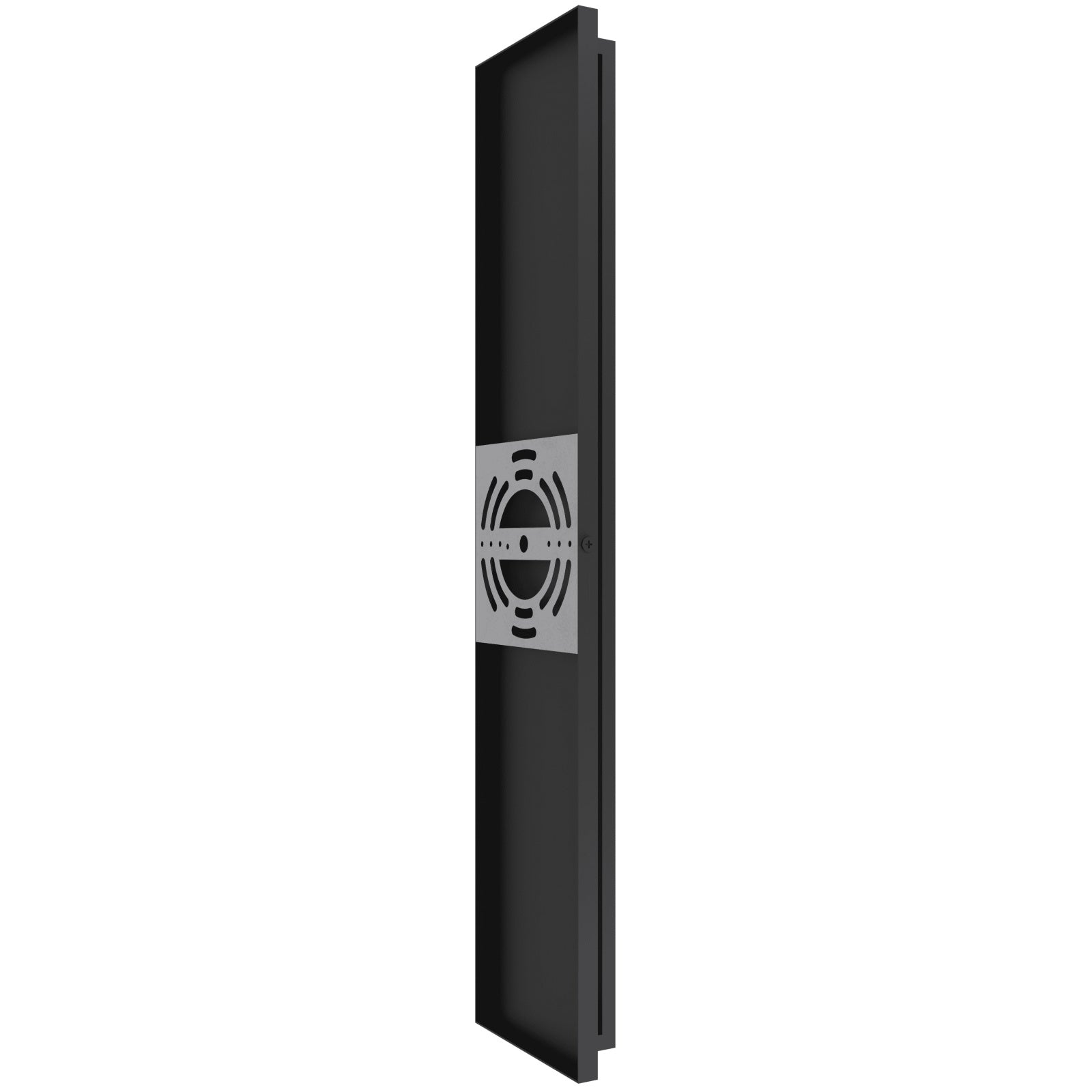 Avenue Outdoor 5-CCT Up/Down LED Wall Sconce AV4916-BK-5CCT side profile — sleek black profile with flat mounting backplate