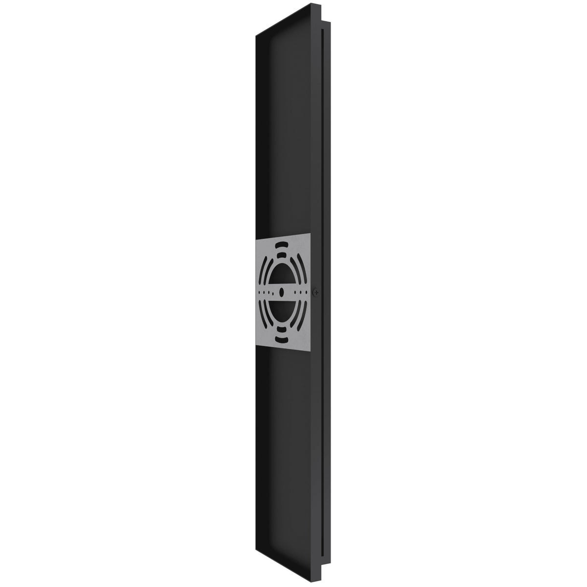 Avenue Outdoor 5CCT LED haut/bas Murale Profil latéral AV4916-BK-5CCT — profil noir élégant avec plaque de montage arrière plate