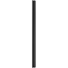 Avenue Outdoor 5-CCT Up/Down LED Wall Sconce AV4948-BK-5CCT front view — 48"H black semi-square body with upper and lower light slots, white background