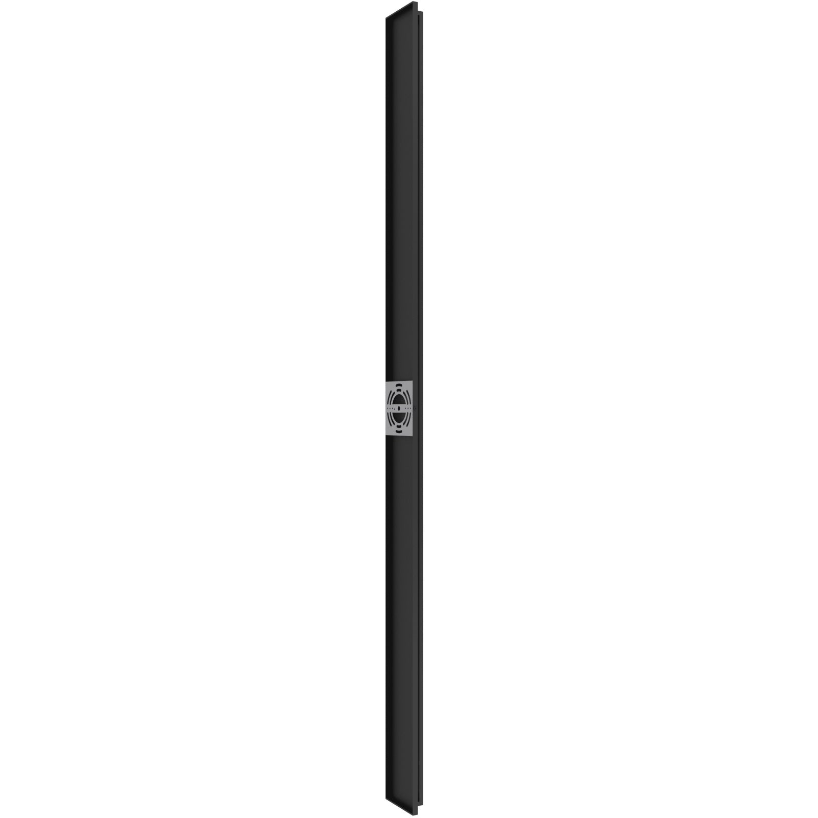 Avenue Outdoor 5-CCT Up/Down LED Wall Sconce AV4948-BK-5CCT side profile — sleek black profile with flat mounting backplate