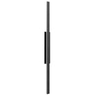 Avenue Outdoor Slim LED Wall Sconce AV2168-BLK front view — 68"H slim black aluminum rectangle on white background
