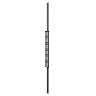 Avenue Outdoor Slim LED Wall Sconce AV2188-BLK side profile — only 3 inches deep, flat black backplate visible